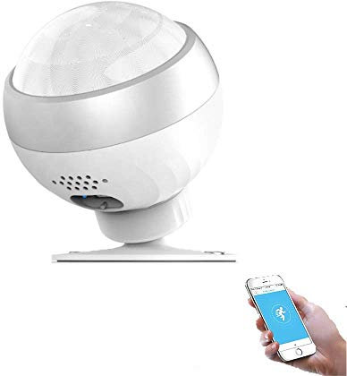 Sensor Detector de Movimiento WiFi Inteligente Inalámbrico Pequeño Sin Cables y aviso vía smartphone, compatible con Smart Life y IFTTT – Smartfy