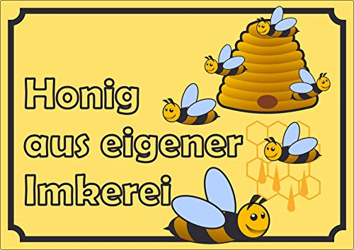 Werbeaufkleber Aufkleber Honig A3 (297x420mm)