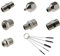 Create idea 7 Stück Airbrush Adapter Kit Passendes Anschluss Set für Air Kompressor Schlauch Tätowierung Kunst