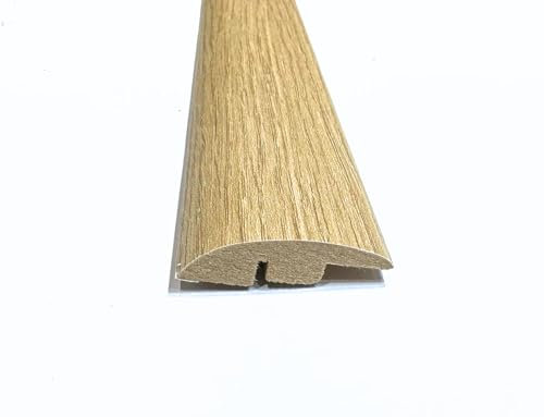 Solid Laminate/Wood Flooring MDF Threshold Strip Ramp Edge 16 Modern Oak Colours (0.9m, San Diego Oak)