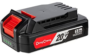 DongCheng 18V (20V MAX) Akku, Lithium-Ionen-Akku mit 2,0 Ah, kompatibel mit DongCheng 18V (20V MAX) Elektrowerkzeugen, Modellnummer FFBL2020