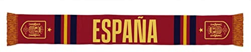 Champion's City Schal Spanien 2022, 130 x 20 cm, 100 % Acryl, rot, Estándar