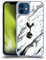Head Case Designs Officially Licensed Tottenham Hotspur F.C. Black And White Marble Badge Soft Gel Case Compatible With Apple iPhone 12 / iPhone 12 Pro