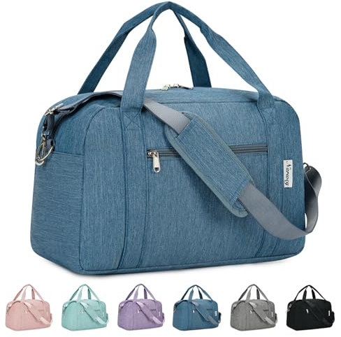 Narwey für Kleine Reisetasche Handgepäck Damen, Easyjet Handgepäck 45x36x20, Klein Reisetaschen Tasche Handgepäck Flugzeug, Sporttasche Weekender Damen Herren (Navy blau)