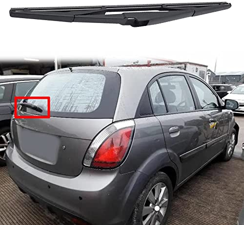 Escobilla Limpiaparabrisas para Kia Rio 2 2005 2006 2007 2008 2009 2010 2011, Limpiaparabrisas Trasero Piezas de Repuesto para Ventanas de Limpieza de Caucho