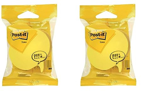Post-it 2007SP Haftnotiz Würfel Stanzformen, 70 x 70 mm, Sprechblase, dreifarbig, 225 Blatt -weiteren Formen verfügbar (Packung mit 2)