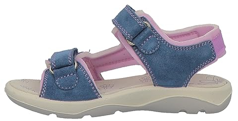 Lurchi 74L2003005 Flat Sandal, Jeans, 28 EU