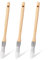 3 Pcs Trim Paint Brush Round Trim Brush Small Paint Brush Corner Paint Brush Painting Tool Kit for House Wall edging Furniture and Home Coloring(0.75 Inch)
