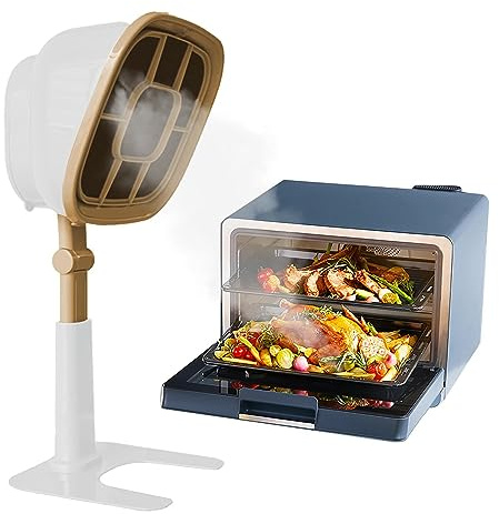 amyko Tischabzugshaube, tragbarer Küchensauger, Tischdunstabzugshaube, verstellbare Dunstabzugshaube, Rauchfilterung für Küche, Haus, Grill, heißer Topf, Picknick