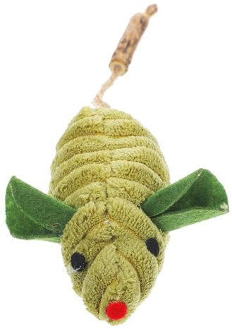 VANZACK Jouet Souris pour Chat Jouet Interactif avec Herbe à Chat pour Chaton Intérieur