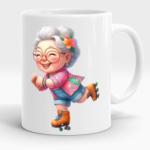 Dropful Tazza di design super nonna in ceramica da 325 ml