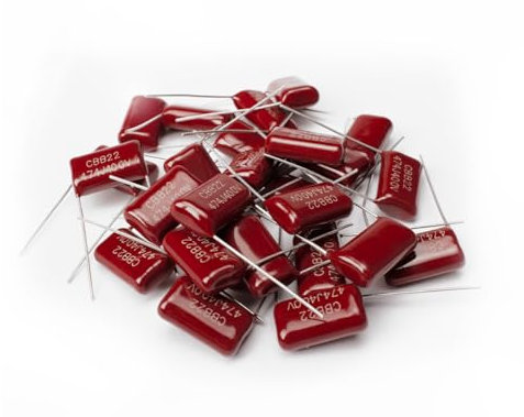 Innfeeltech 25 Pcs metallisierter Film Kondensator CBB474 400V 0.47uF Polypropylen DC Kondensator