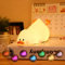 Tremdwoto Veilleuse pour enfants,Veilleuse Canard colorée pour chambre d'enfant, Minuterie de 1/3 heure,rechargeable veilleuse animale pour bébé enfant en bas âge fille cadeau d'anniversaire kawaii