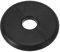 PATIKIL Wall Split Flange 0.65 (16.5mm),ABS Round Self-Adhesive Escutcheon Plate Buckles Water Pipe Cover for Kitchen Bathroom Arm Pipe Faucet Decoration, Black