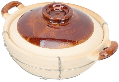 Cabilock Cacerola Mango Cacerola De Barro Olla Para Guisar Para Cocinar Guisados Casa Excelente Para Preparar Sopas y Estofados