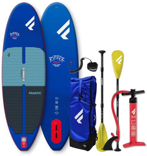 FANATIC Ripper AIR SLT 7,10 SUP 2025 Navy/Blue inkl. Ripper Pure Adjustable 3-Piece Paddel