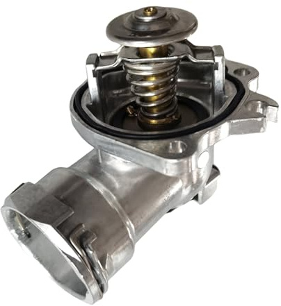 Hajus 1211576 Thermostat 92 °C Kühlmittel mit Gehäuse mit Dichtung & Sensor Kompatibel mit C E M GL GLK R S-Klasse CLS OM642 W212 W204 C218 A207 W164 W251 300 350 6422001615