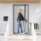 Zanzariera Finestra Magnetica 135×180cm Nero Zanzariere su Misura Chiusura Automatica Anti-Zanzare per Porte d'Ingresso