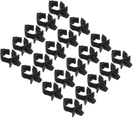 TOPPERFUN 50 Stück Kabelclips Kfz Kabelhalterung Aus Robustem Kunststoff Für Auto Kabelbaum Wasser Und Ölbeständig Vielseitig Einsetzbar