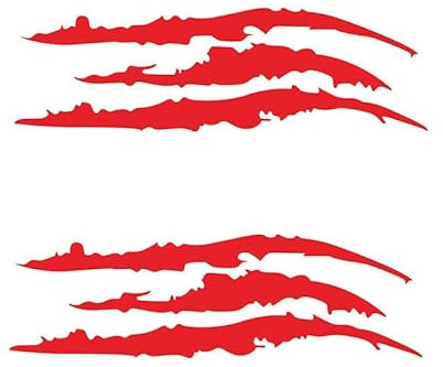 TgGreat Scheinwerferblenden Für JE-EP Patriot, Scheinwerfer Augenbrauen, Augenbrauenabdeckung, Scheinwerferabdeckungen, Scheinwerfer Augenbrauen Zierleiste,B-Red