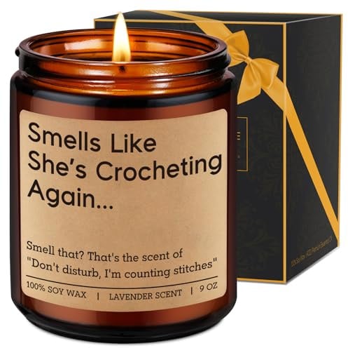Fairy's Gift Candle, Crochet Gifts for Women, Knitting Gifts for Crocheters