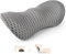 AgoKud Lumbar Pillow, Lumbar Support Pillow for Office Chair and Car Seat, Memory Foam Back Support Pillow for Lower Back, Adjustable Back Pillow for Traveling, Resting, Sleeping(Grey)