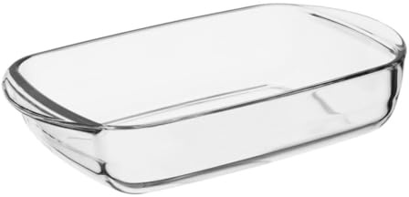 Vogue Glass Dish, 800 ml | Withstands rapid temperature changes for safe hot-to-cold use, providing versatile food preparation and service.