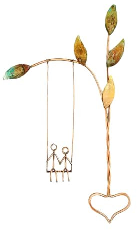 Décorations murales en forme de balançoire enracinée dans l'amour - Décoration murale à suspendre pour la maison, la chambre à coucher, le salon