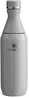 Stanley 1913 All Day Slim Water Bottle 0.35L - Ash | Cold For 3 Hours - Iced For 9 Hours - Leakproof - BPA-Free - Dishwasher Safe