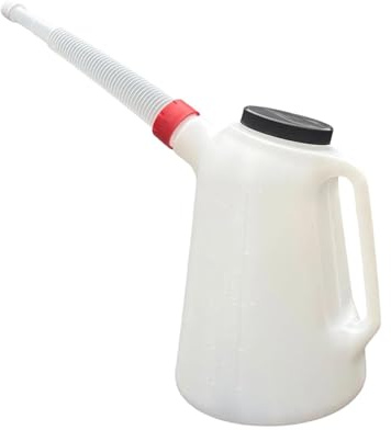 Bidon D'huile avec Bec Verseur, 5 L, Portable, Universel, avec Graduations,