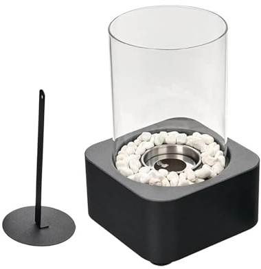 Foyer de Table, Cheminée À Gaz Poêle Chauffage, Brasero Portable Moderne, pour Le Patio Le Jardin L'Extérieur L'Arrière-Cour Le Feu De Camp Le Camping Et Le Camping-Car