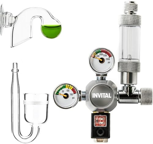INVITAL CO2-Set Standard mit Nachtabschaltung ohne Flasche mit Zubehör