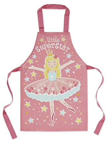 Cooksmart Kids British Designed PVC Kids Apron | Aprons For Cooking, Arts & Crafts or Other Hobbies | Childrens Aprons For Baking, Cooking, Cleaning or Arts & Crafts - Little Superstar