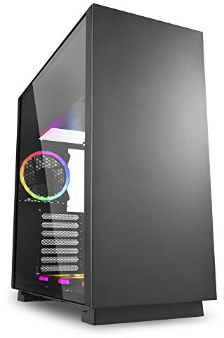 Sharkoon Pure Steel RGB Black Mid Tower Case (M-ITX/M-ATX/ATX/E-ATX/CEB/EEB)