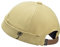 CLAPE Unisex Docker Cap Cotton Dockermütze Seemannsmütze Hafenmütze Atmungsaktiv Rolled Cuff Retro Brimless Hat Cap Beanie Worker Sailor Hat Cap