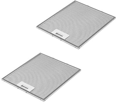 Kit de 2 unidades - Filtros de aluminio para campanas extractoras de 267 x 305 x 9 - Compatible con modelo Elica.