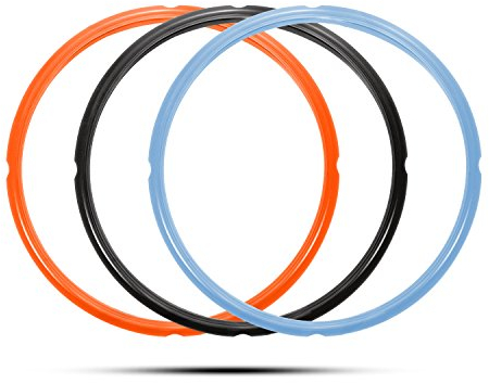 STYDDI Silicone Sealing Ring, Replacement Ring for 8Qt, Duo 8Litre Electric Pressure Cooker, Compatible with 8Qt, Duo 8Litre, BPA-Free, Food-Grade Silicone, 3 Pack
