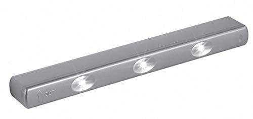 ELICE S01 - Mini lampada a LED a batterie per la casa. Illuminazione interna armadio/comodino. Accensione/Spegnimento con sensore touch. Luce fredda (6000° K)