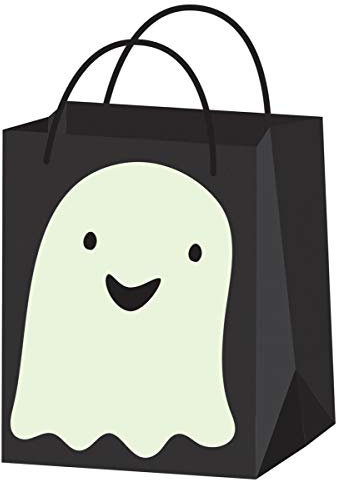 Horror-Shop Halloween Geist Trick or Treat Papiertüte für Süßigkeiten