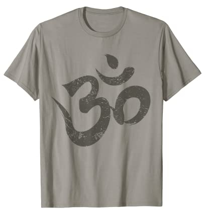 Vintage Om Meditation Spirituelles indisches Yoga-Symbol OM T-Shirt