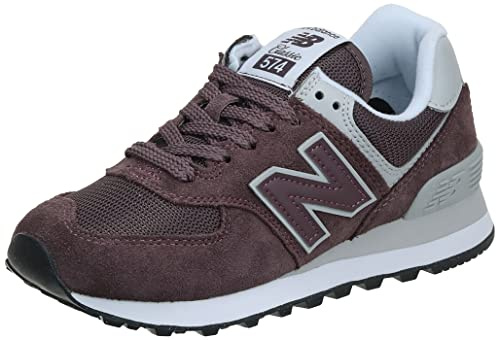 New Balance Sneaker da uomo 574-v2 con lacci, Marrone/Rosa, 36 EU