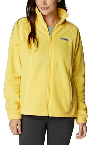 Columbia Women's Benton Springs Full Zip, Sun Glow, 2X