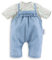 Corolle 9000110690 - Ma Premiere Poupee Latzhose, Bluse, für alle 30cm Babypuppen, ab 18 Monaten