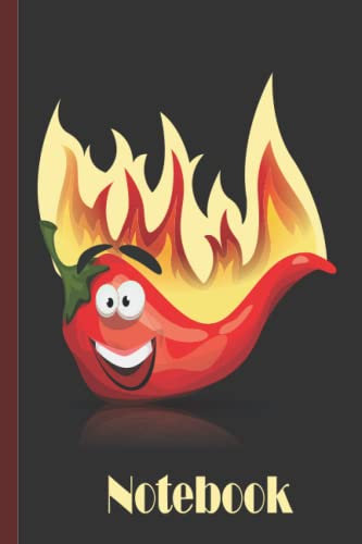 Chili Notebook: Chili Notebook Wide Ruled,Lined Paper Notebook for School, Students,Gift for Kids, Boys, Girls, Teens,Chili notebooks,Chili lover