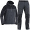 Mega Fishing FLADEN Outdoor Authentic 2.0 Angel Anzug - Grau-Schwarz - Jacke + Hose - Wasserdicht Atmungsaktiv Winddicht - Angelanzug Gr. S - XXL (L)