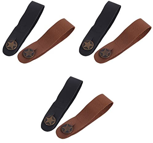 Milisten 6pcs Guitar Headstock Strap Tie Adapter Hooks for Electric Acoustic Guitar Straps Button