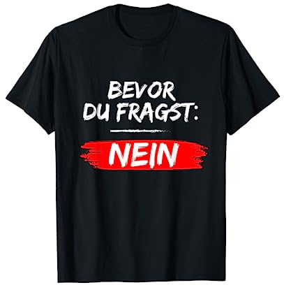 GIGATEMP Herren Männer Sprüche Lustig Witzig T-Shirt Schwarz Halbarm Klein EU XS Regulär Casual Funny Slogan T-Shirt Vatertag Cartoon Lustig