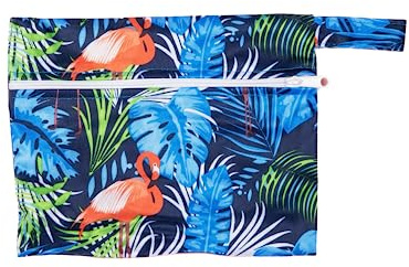 Mademoiselle Culotte - Pochette Imperméable pour Culotte Menstruelle - Anti Fuite et Anti Odeur - 1 x Pièce - Motif Flamant Rose