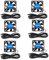 DORHEA 6PCS 5010 USB Cooling Fan DC 5V Brushless Cooling Fan 50 X 50 X 10mm 3D Printer Cooling Fan 50mm with USB Computer Fan CPU Cooler