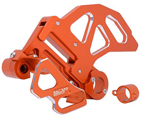 Hinterer Bremsscheibenschutz und Bremssattelschutz, Motorrad Bremsscheibenschutz Bremssattel Scheibenschutz Set für XC-W XCF-W EXC EXC-F SMR FC TC TE FE Orange